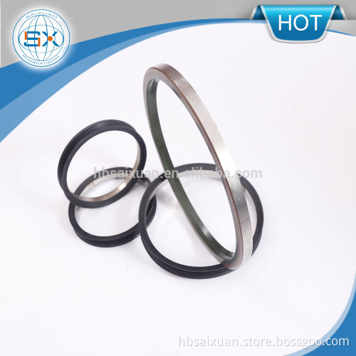 Double lips rubber oil seal